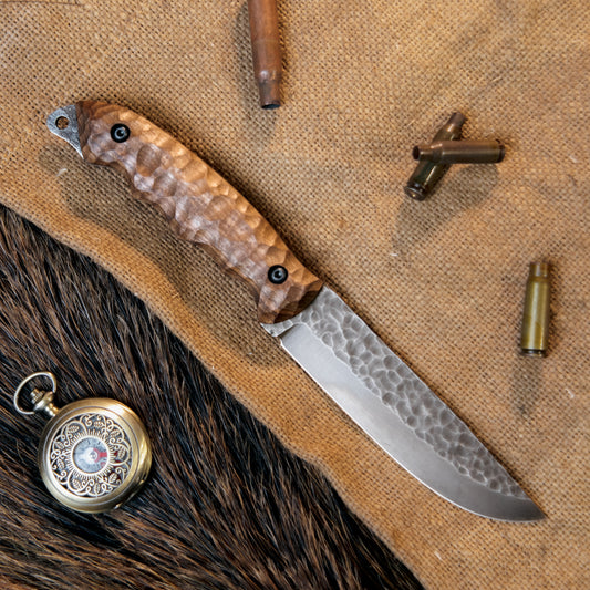 Mountain Heart 2 Utility Knife with Walnut Wood Handle