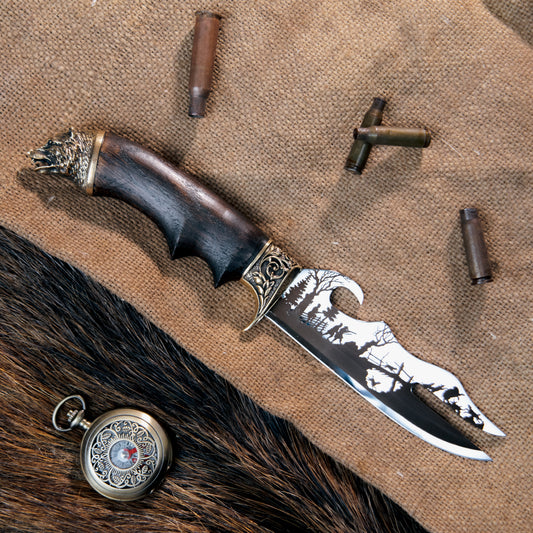 Traveller 3-in-1 Utility Knife with Engraved Blade