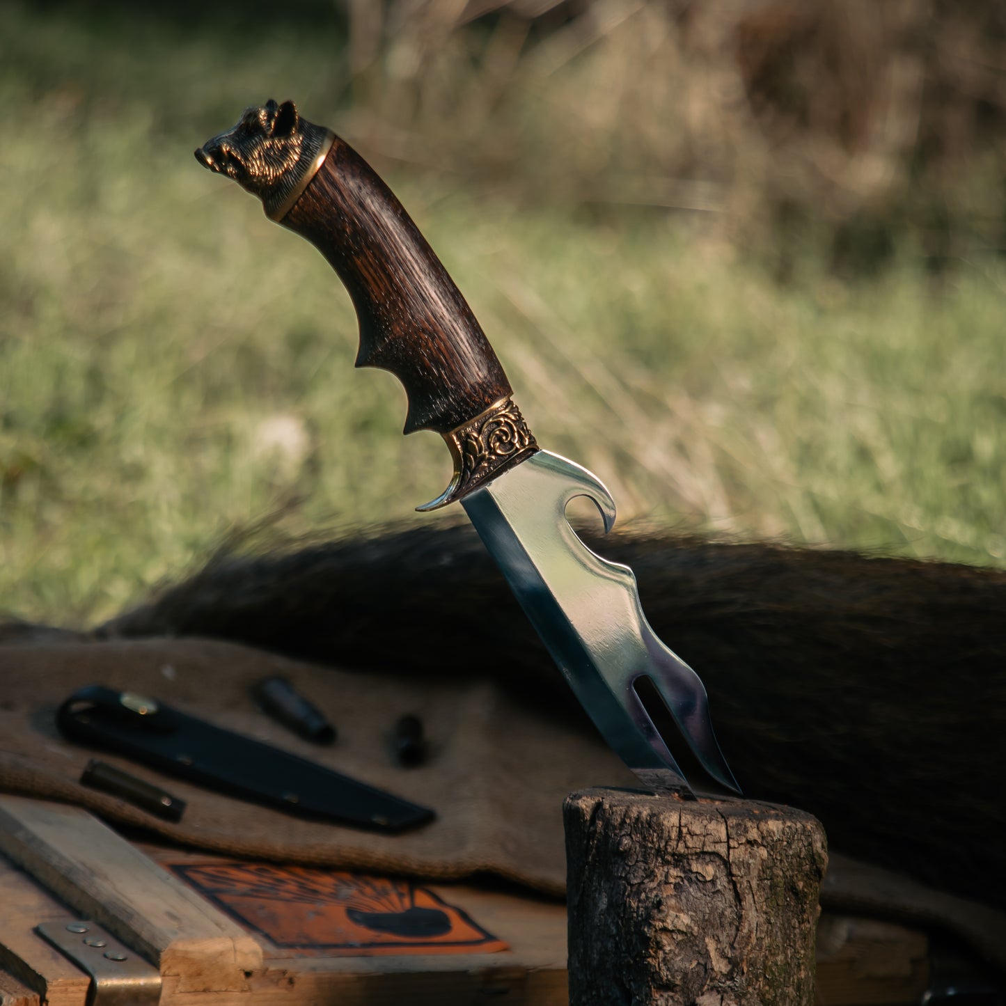 "3-in1 Mirror" Knife