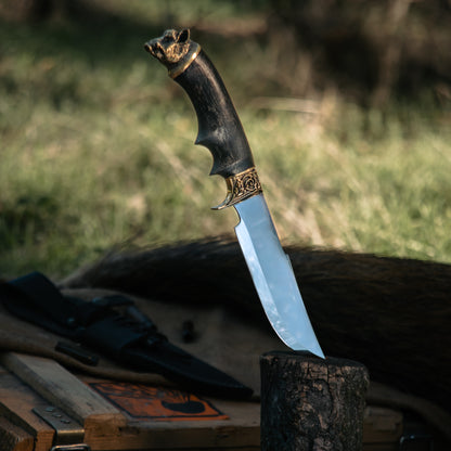 "Traveller mirror" Knife