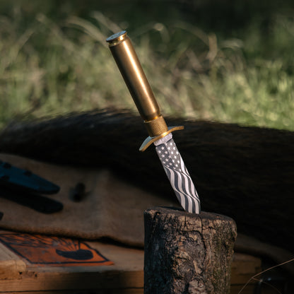 "Shell casing Patriot" Knife