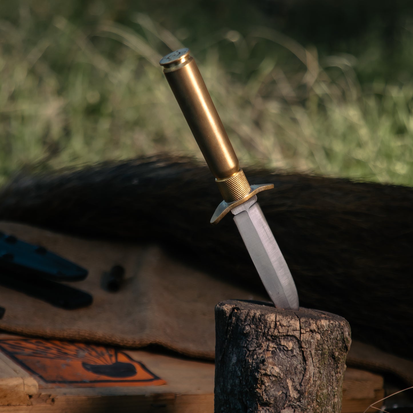 "Shell casing" Knife