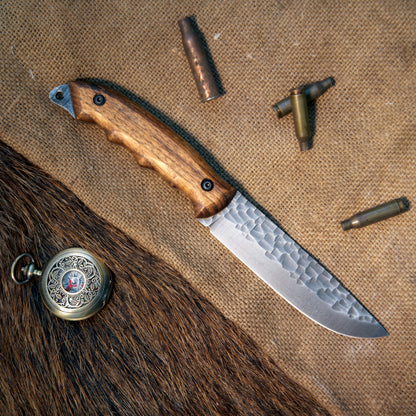 Gift Box 07 Handmade Utility Knife in Premium Wooden Gift Box
