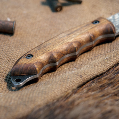 Gift Box 07 Handmade Utility Knife in Premium Wooden Gift Box