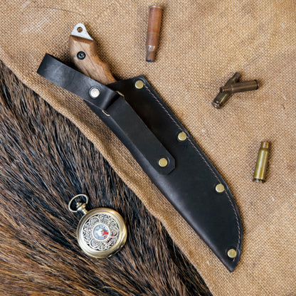 Gift Box 07 Handmade Utility Knife in Premium Wooden Gift Box