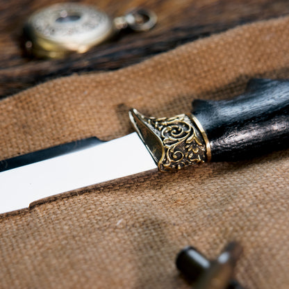 "Traveller mirror" Knife