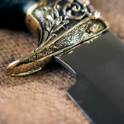 "Traveller mirror" Knife