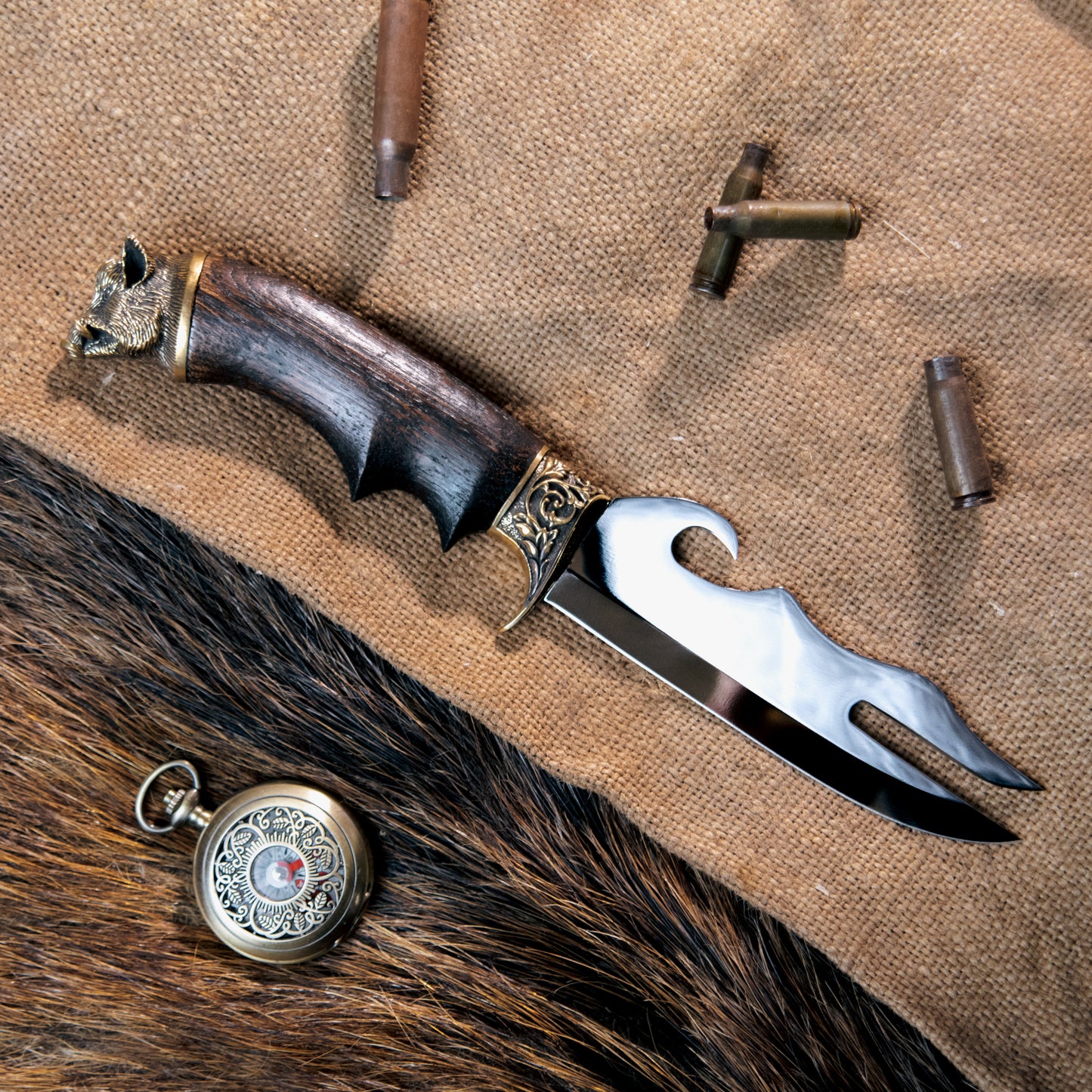 "3-in1 Mirror" Knife