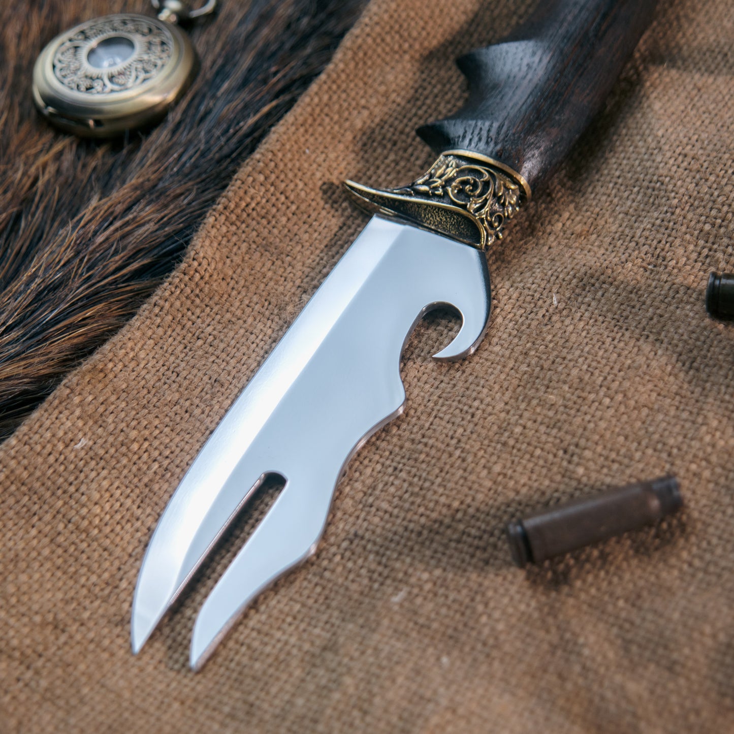 "3-in1 Mirror" Knife