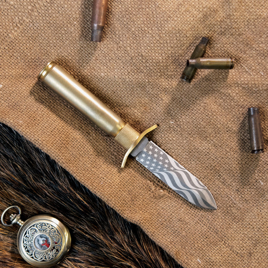 "Shell casing Patriot" Knife