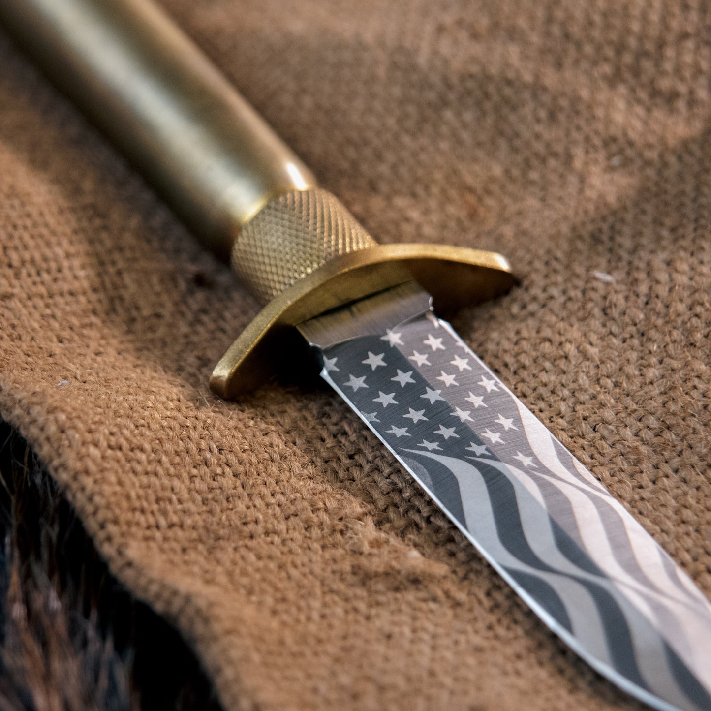 "Shell casing Patriot" Knife