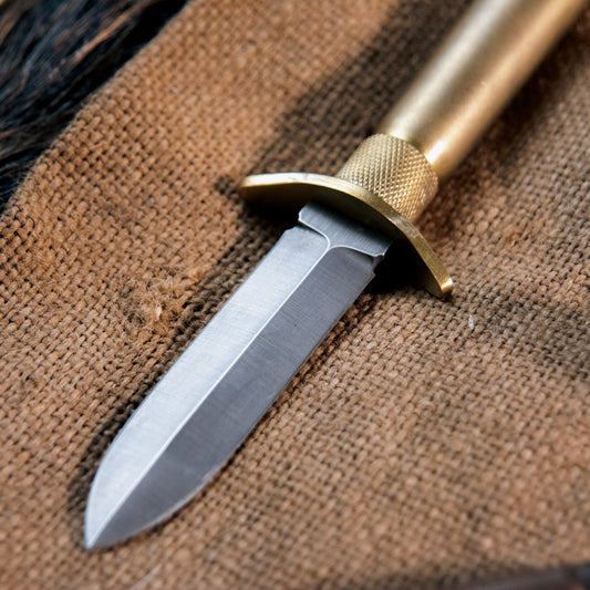 "Shell casing" Knife