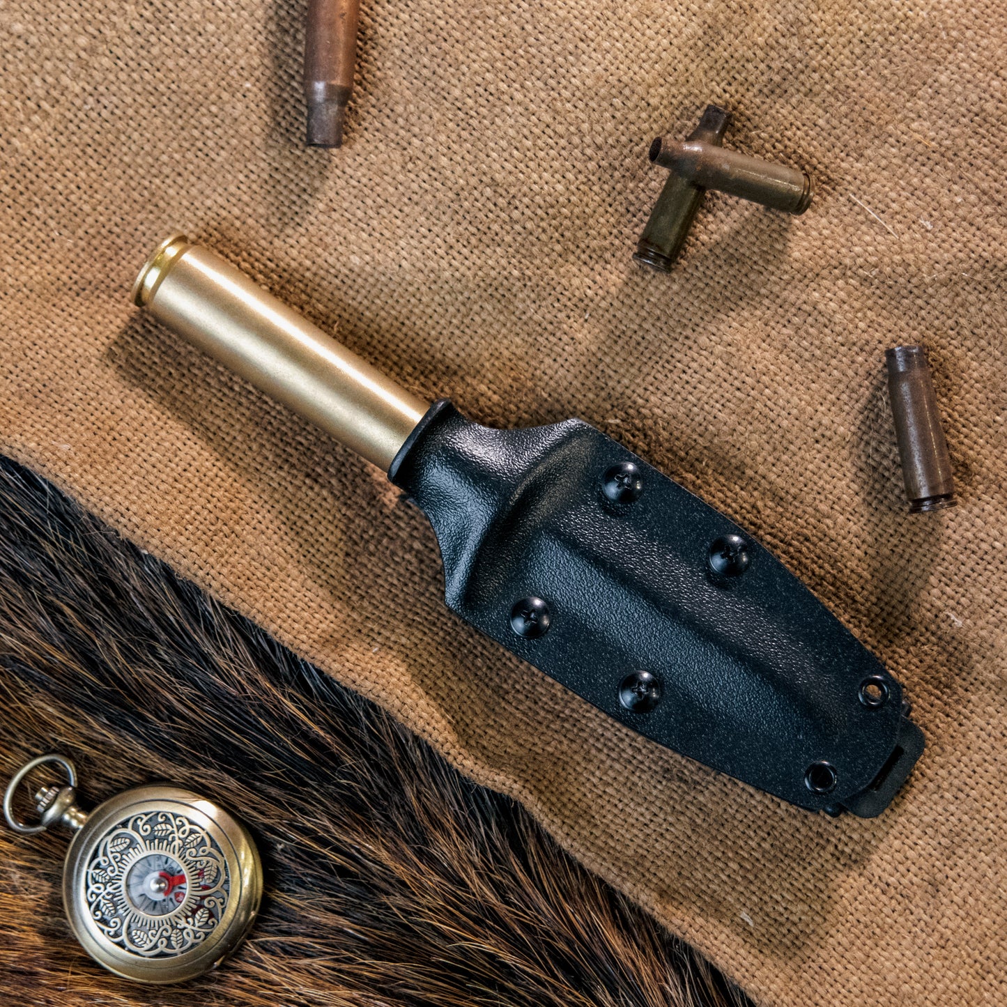 "Shell casing" Knife