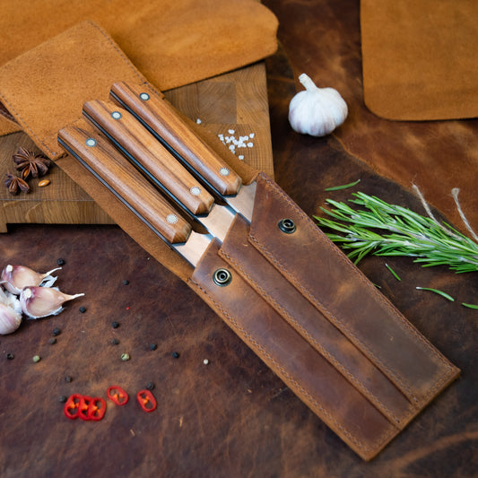 “Trio” Handmade Kitchen Knife Set