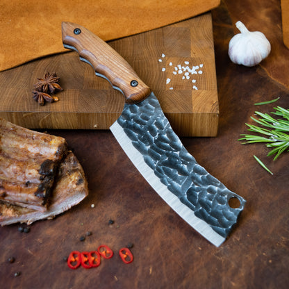 "Crescent 2" Handmade Cleaver Knife