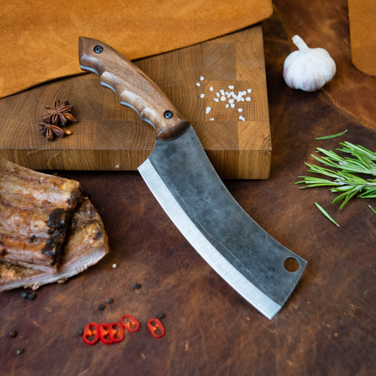"Crescent" Handmade Cleaver Knife