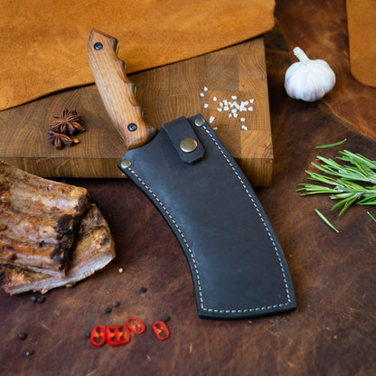 "Crescent 2" Handmade Cleaver Knife