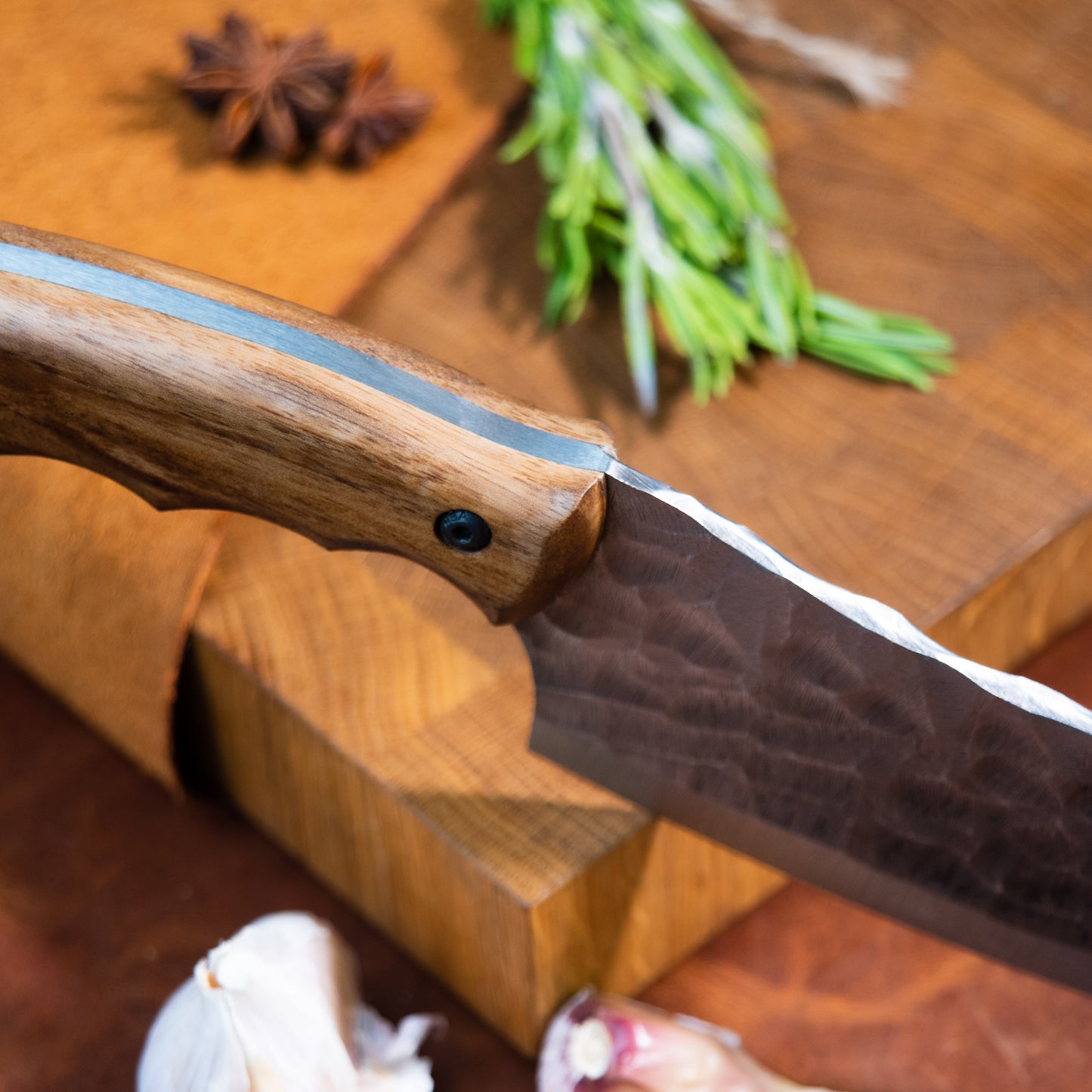 "Crescent 2" Handmade Cleaver Knife