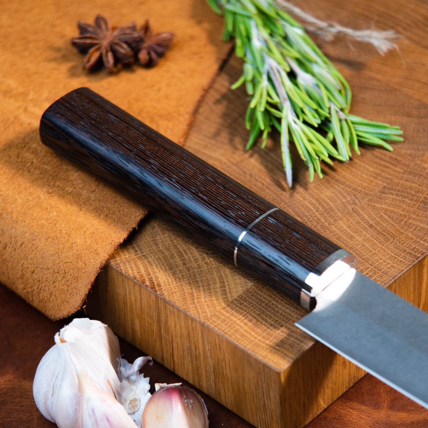 "Santoku S" Handmade Kitchen Chef Knife