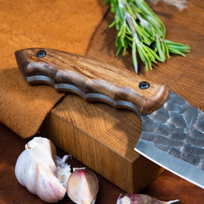 "Crescent 2" Handmade Cleaver Knife