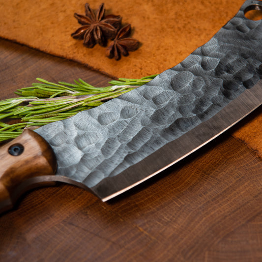 "Crescent 2" Handmade Cleaver Knife