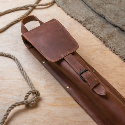 Premium BBQ Skewer Set with Leather Case & Grill Chopper
