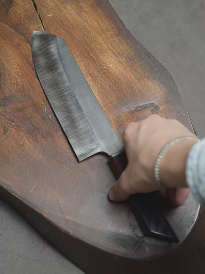Sakura Handcrafted Chef Knife with Walnut Handle